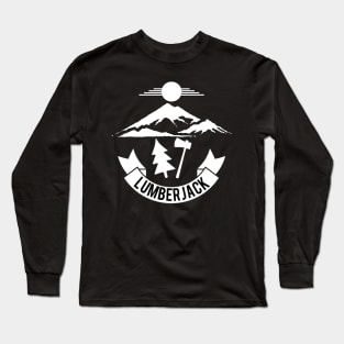 Lumberjack Tree Axe Long Sleeve T-Shirt